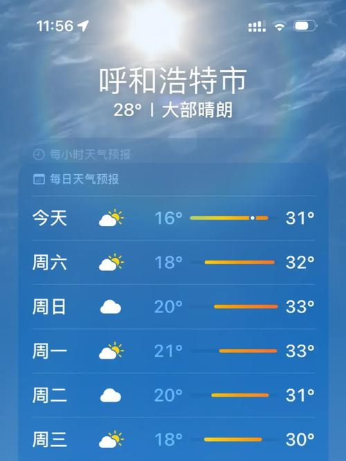 呼和浩特天气预报-呼和浩特天气预报40天查询