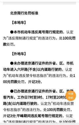 北京限行怎么处罚,第一次违反北京限行怎么处罚-第9张图片 北京限行怎么处罚,第一次违反北京限行怎么处罚-第9张图片