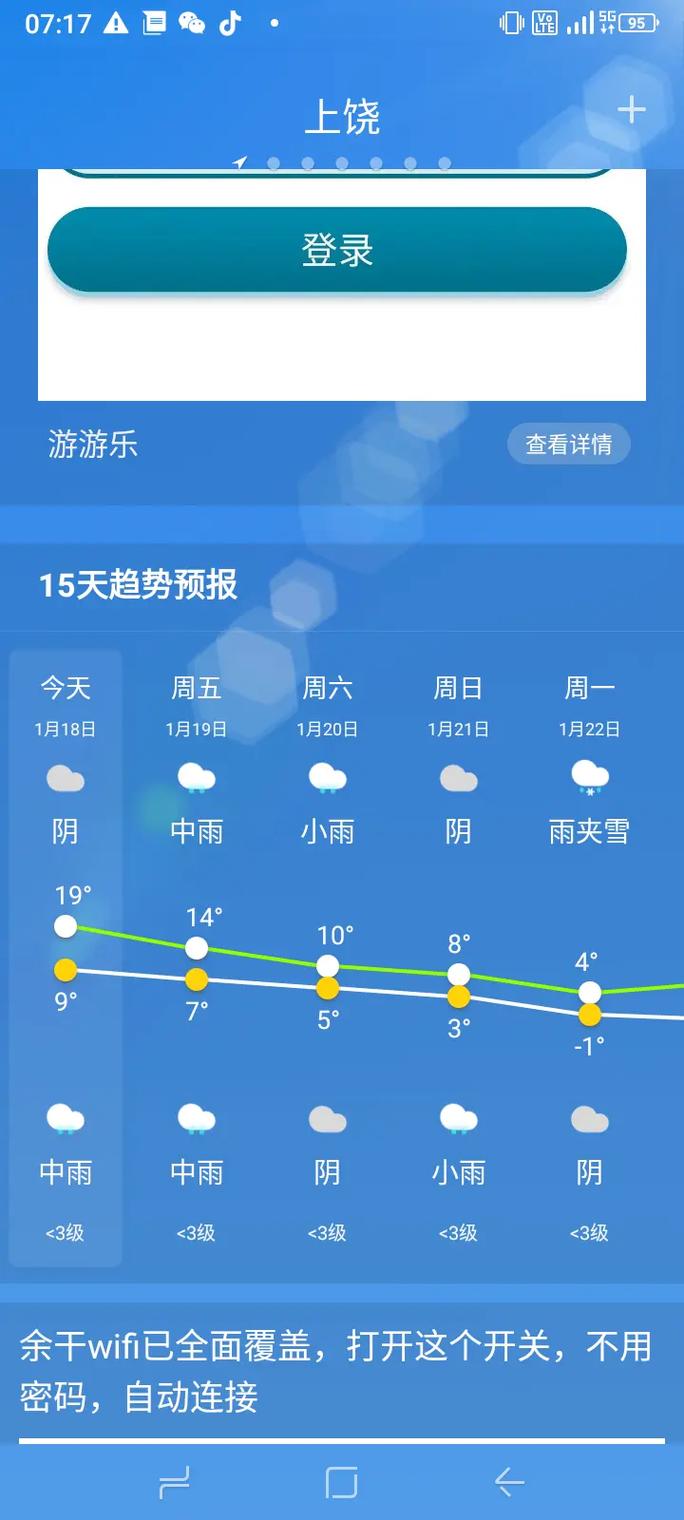 江西上饶天气，江西婺源天气