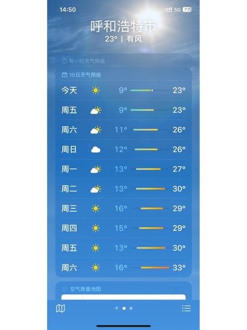呼和浩特明天天气，呼和浩特明天天气预报几点下雨
