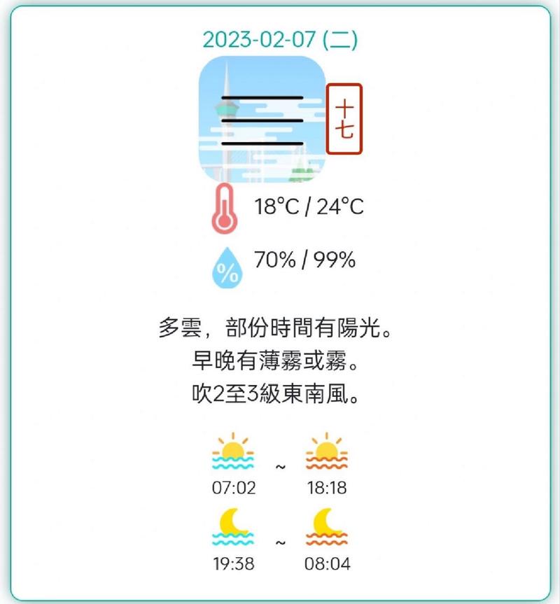 关于“澳门的天气”你不知道的事-第3张图片 关于“澳门的天气”你不知道的事-第3张图片