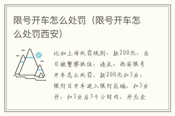 限行开车怎么处罚/忘记限行开车怎么处罚-第7张图片 限行开车怎么处罚/忘记限行开车怎么处罚-第7张图片