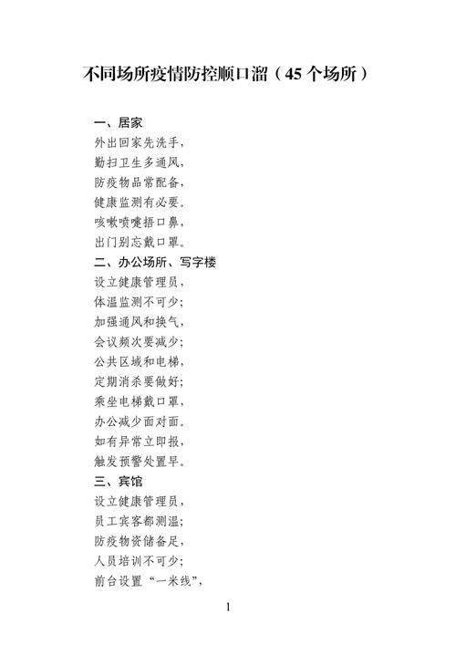 防疫情顺口溜/防疫情顺囗溜-第3张图片 防疫情顺口溜/防疫情顺囗溜-第3张图片